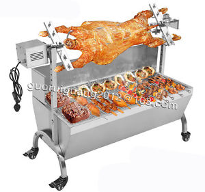 Outdoor Pig/Lamb/Chicken Rotisserie Charcoal BBQ roaster,12 months guarantee