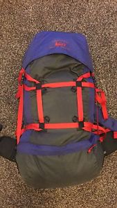 Vintage REI Traverse Internal Frame Backpack Black and Purple Haute Route Pack