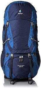 Deuter Aircontact Backpack All Sizes, Colors Midnight/Ocean, 65+10