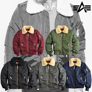 Alpha Industries Giacca Uomo Iniettore III Pelo invernale Bomber