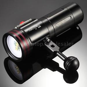 ARCHON Waterproof Super Bright 2600LM Flashlight Torch LED Video Light Lamp S4X9