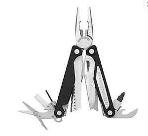 LEATHERMAN Charge TTi Multi Tool + Sheath, Bit Card, Clip. New NIB Black, Silver