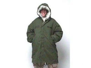 US Army M65 Shell Fishtail Parka Kapuze Army Feldparka oliv OD green M / Medium