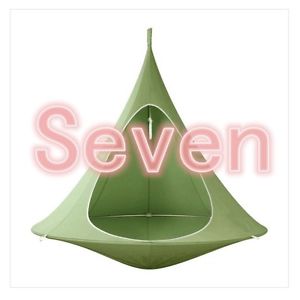 Hammock Hanging Swing Outdoor Camping Garden Tent Green 1-2 Persons 180*180cm