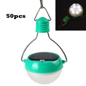 50PCS Outdoor Solar Power Powered Light LED Light Nightlight Camping lamp Green