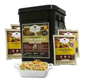 Wise Food 60 Serving Bucket Emergency Grab Go Meat Entree Kit And Freeze Dried