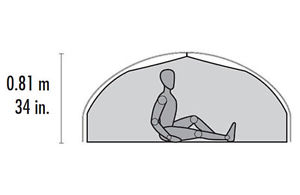 MSR Carbon Reflex 1 Tent V3