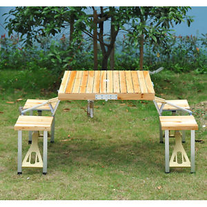 Folding Picnic Table - Tailgates, House Parties, Ski/Snowboarding, Beach