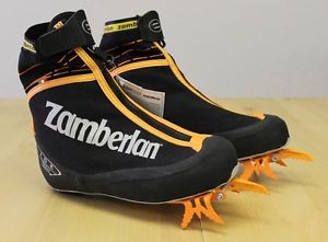 Zamberlan 2000 Ice Tech RR Ice Climbing Boots, Size 8, Orange/Black