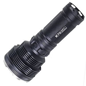 ACEBeam K70 CREE XHP35 Hi LED Flashlight Use 4x 18650 Battery 2600lumens Thro...