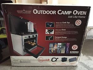 NEW & SEALED! Camp Chef Camping Outdoor Oven with 2 Burner Camping Stove