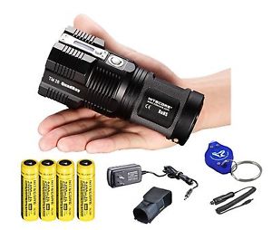 2015 Ver. Nitecore Tiny Monster TM26 4000 Lumen Search Light Ultimate Bundle:...