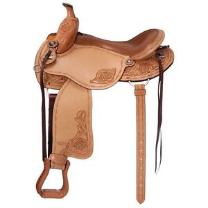 Silver Royal Saddle Western Premium Brisbane Neoprene 16" Light SR8256