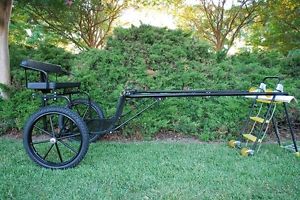 Easy Entry Style Horse Cart-Cob/Horse Size With 72"- 82" Straight Shafts