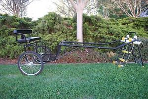 New EZ Horse Cart-Pony and Cob Size with 60"-72" Curved Shafts