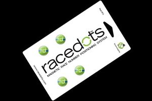 RaceDots: Magnetic Race Number Positioning System 4-Pack