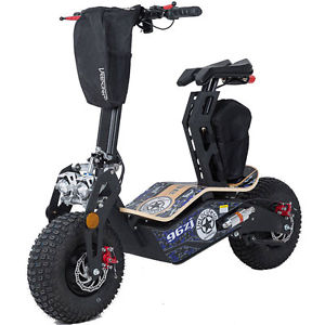 MotoTec Mad 1600w 48v Electric Foldible Scooter MT-Mad-1600_Blue 310lb Rider NEW