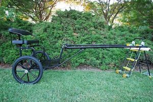 EZ Entry Horse Cart-Pony&Cob Size 60"/72" Shafts w/18" Motorcycle Tires