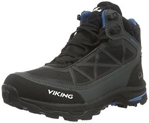 Nero (Schwarz (Black/Silver 246)) (TG. 36) VikingAscent II - Scarpe da trekking