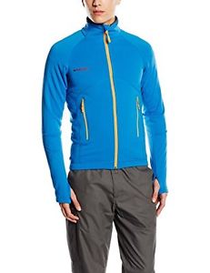 Ciano scuro (TG. XL) Giacca in pile da uomo Mammut Aconcagua, Uomo, Fleecejacke