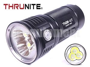 Thrunite TN36 UT Ultra Thrower Cree XHP70 CW Flashlight+MCC4 Charger+4x 18650