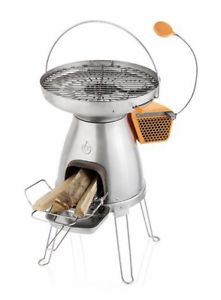 BioLite BaseCamp Wood Burning Cooking Stove Grill USB Power Generator