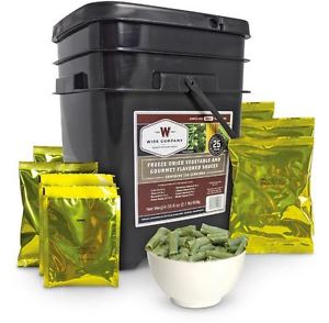 Meal Package Survival  freeze dried vegetables food Emergency Survival Bucket