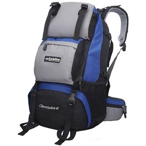 45L LOCALION Outdoor Backpack Multi-function Rucksack Enhanced Edition Blue