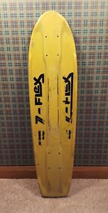 Vintage skateboard deck Z-flex Jay Adams OG yellow 1970's old school