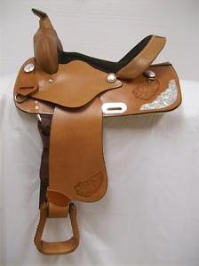 H&H Saddlery Western Youth Show/Trail  14" Full Quarter Horse Bar Closeout 1Only