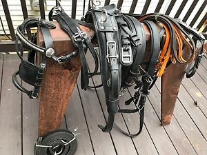 ***Leaders Worldwide Inc*** Pony Leather Pleasure Harness ~black~