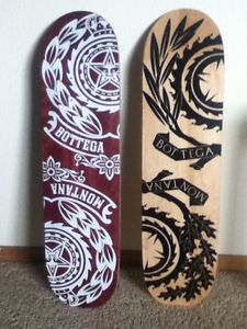 Rare Bottega Montana Decks,  Original and Shepard Fairey Obey version