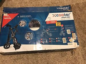 Xcooter Smallest Electric Folding Scooter Urban Rider Adult Lightweight Portable