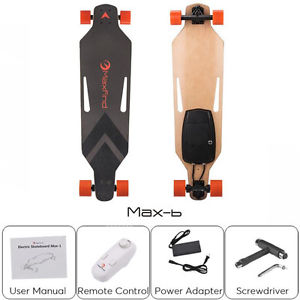 ELECTRIC SKATEBOARD MAX - b Up to 18 mph.