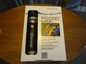 Katadyn Pocket Microfilter Water Filter Brand New