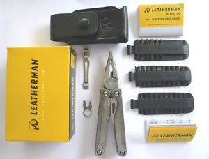 Leatherman Charge TTI Multi Tool Knife +42 end Bit Kit+Leather Sheath Free Post