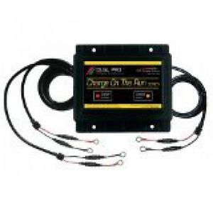 Charles Marine Group Dual Pro Charge-On-The-Run Charger with Two 12V Outputs,