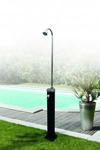 Speedshower Alu-Solardusche mit LED Duschkopf, Aluminiumtank 20 l