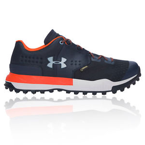 Under Armour Newell Ridge Low Mens Blue Waterproof Gore Tex Walking Hiking Shoes