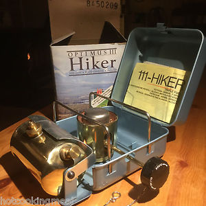 Original vintage OPTIMUS HIKER no 111 T NEW/NOS, Silentburner. Made in Sweden.