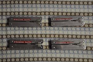 Victorinox Classic Swisstool X -Swiss Army Knife Multi-tool Lot of 4 USED