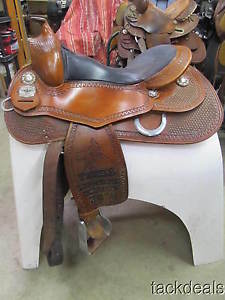 Continental Reining Saddle C65 16 1/2" Lightly Used GORGEOUS