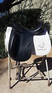 County Fusion Dressage Saddle Black 17.5 M FREE SHIPPING