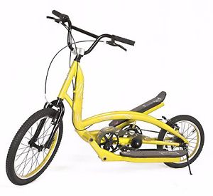 NEW YELLOW ZIKE SABER WINGFLYER ELLIPTICLE STEPPER BICYCLE SCOOTER