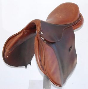 17" CHILDERIC SADDLE (S99101533) GRAIN CALF, VERY GOOD CONDITION!! - XVD