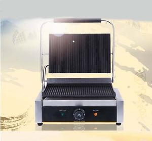 Commercial 2200W Stainless Steel Thickened Hot Plate Pressplate Electric Grill *