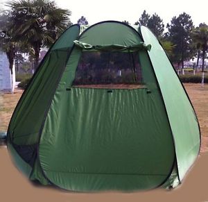 Green 5-10 Persons POP UP Family Outdoor Waterproof Beach Camping Hiking Tent #