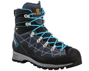 Scarpa Women's R-EVO Pro GORE-TEX Walking Boots (Grey/Turquoise)