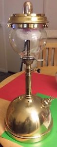 VINTAGE TL 136  LAMP SHORT STEM  TL 136  OWL TRADE MARK  LACQUERED BRASS