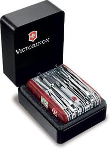 Victorinox Swiss Army Knife, 1.6795.XAVT Swisschamp Red Trans Knife